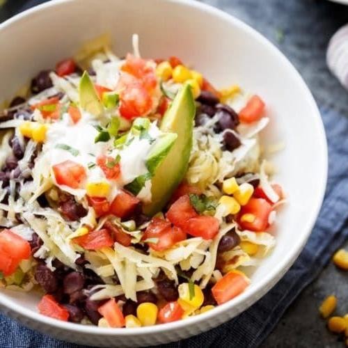 Pinto Bean and Quinoa Burrito Bowl