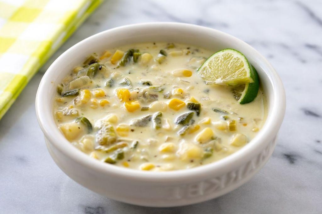Poblano and Corn Chowder
