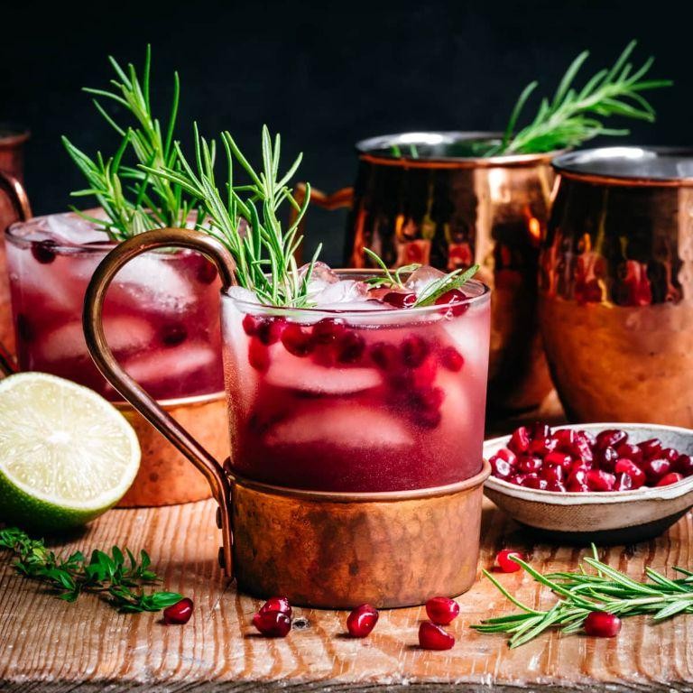 Pomegranate Moscow Mule