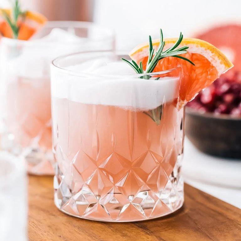 Pomegranate Pisco Sour