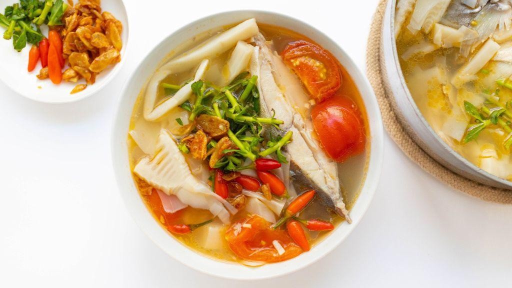 Pompano Soup with Lemongrass and Ginger