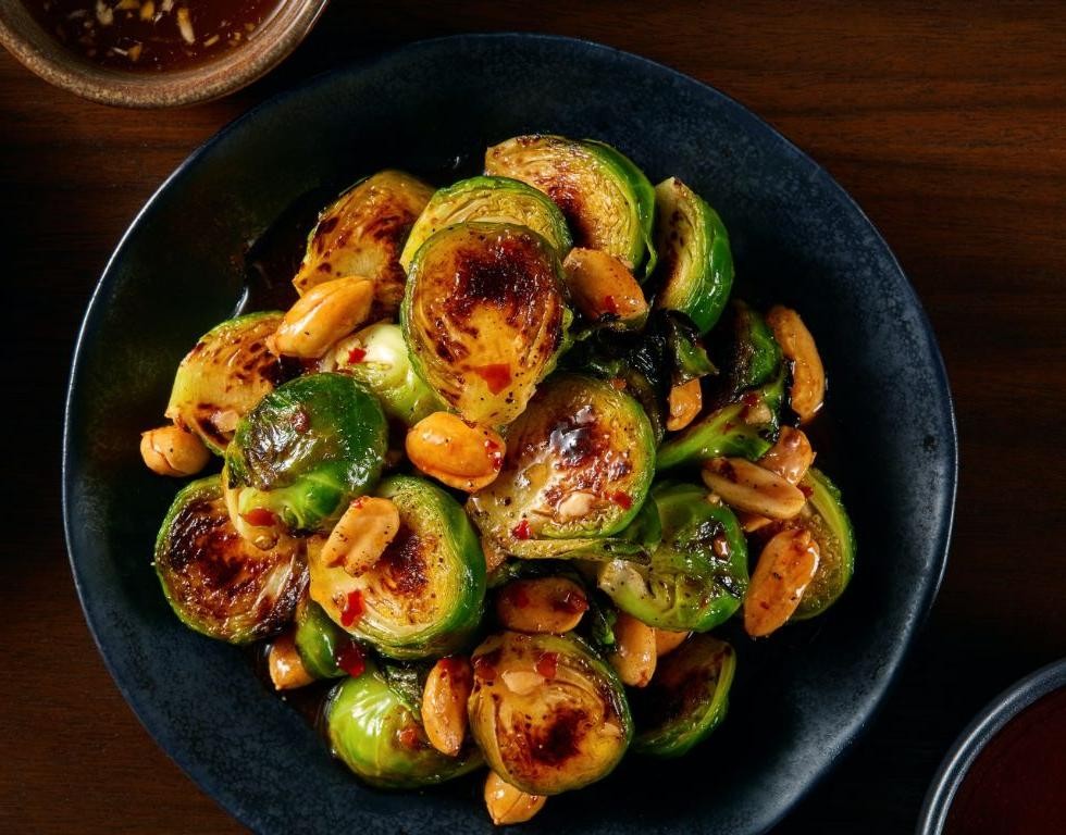 Ponzu Glazed Brussels Sprouts
