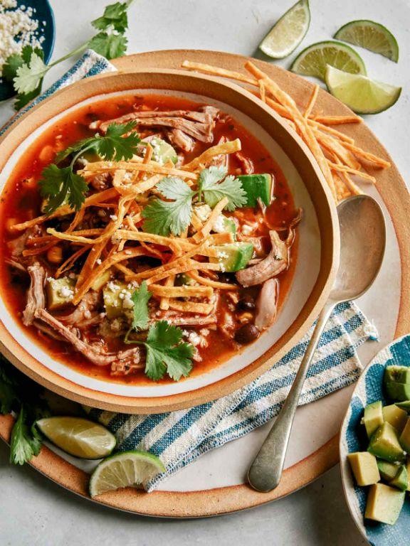 Pork Carnitas Taco Soup