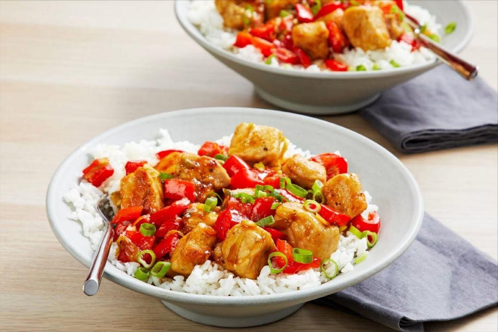 Pork Chop Stir-Fry with Jasmine Rice