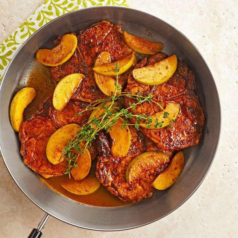 Pork Chop and Apple Stir-Fry