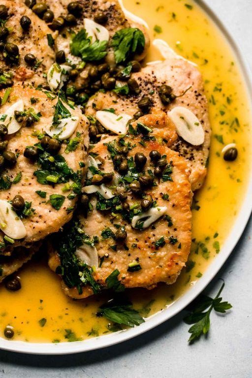 Pork Piccata with Capers and White Wine
