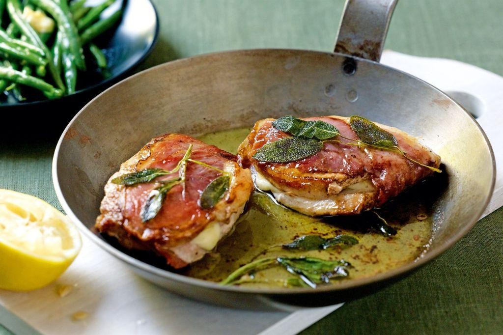 Pork Saltimbocca with Prosciutto and Sage