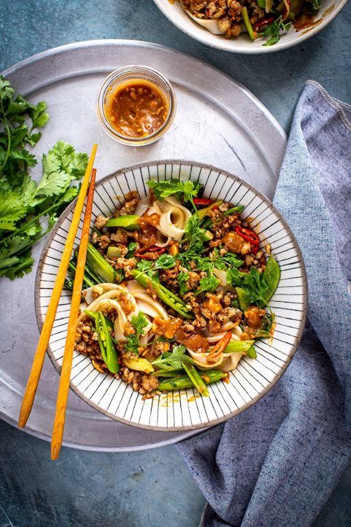 Pork and Peanut Satay Noodles