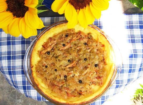 Pork and Sauerkraut Quiche