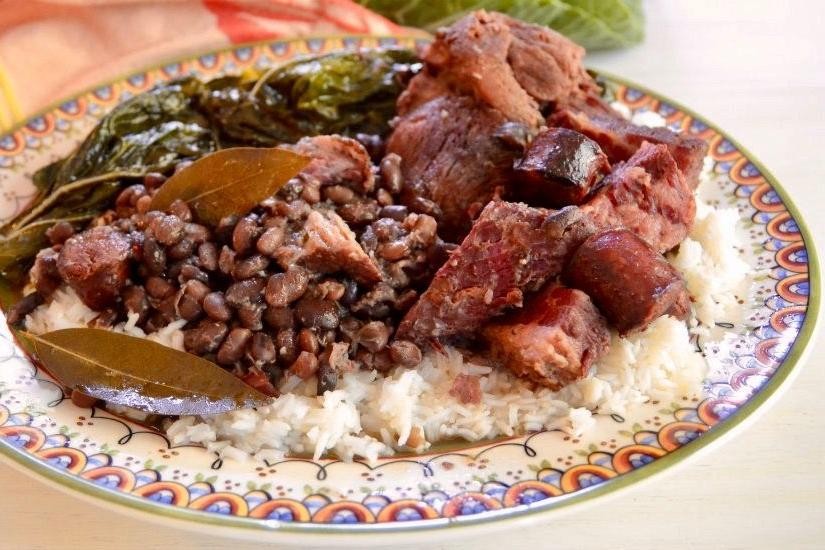 Portuguese-Inspired Feijoada with Linguiça