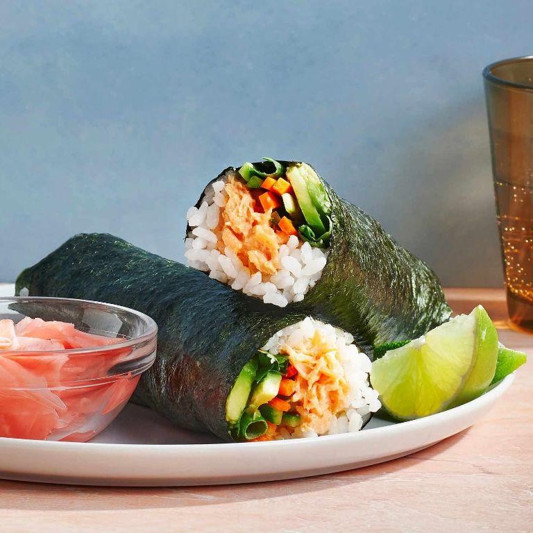 Protein-Packed Salmon Sushi Rolls