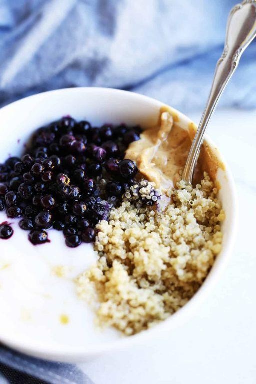 Protein-packed quinoa breakfast bowl
