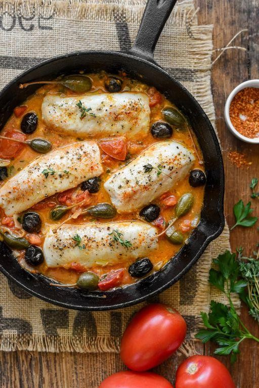 Provencal Baked Cod with Tomatoes and Herbs