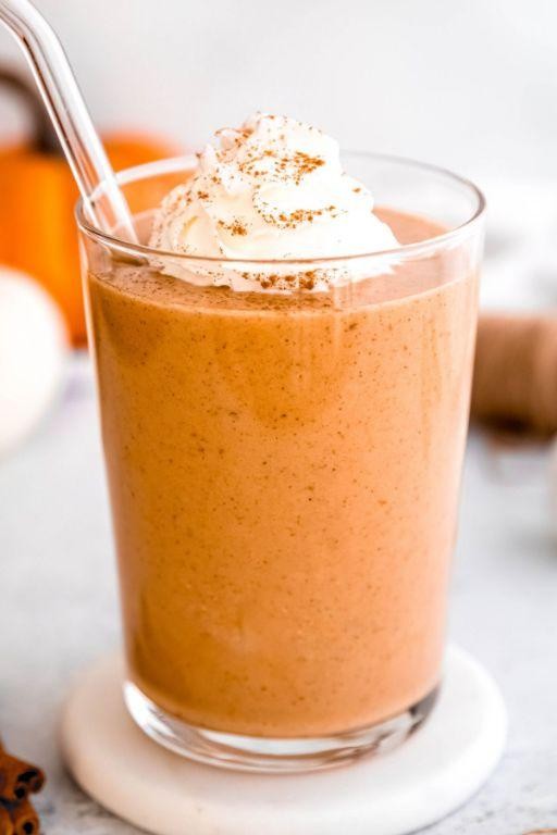 Pumpkin Spice High-Calorie Smoothie