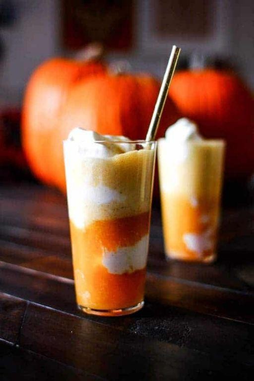Pumpkin Spice Ice Cream Cream Soda Float