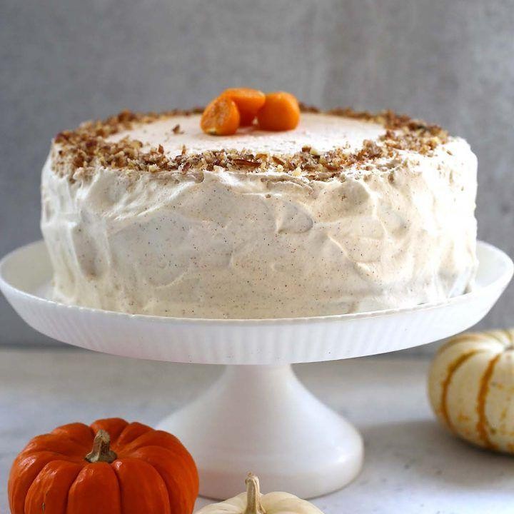 Pumpkin Spice Whip Cream Cake