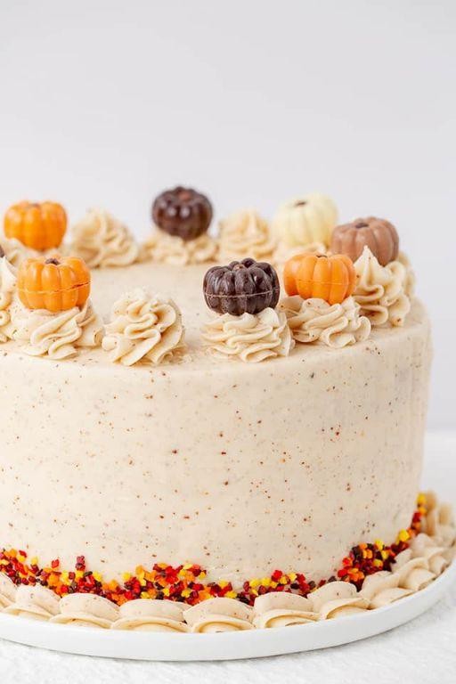 Pumpkin Spice with Brown Butter Frosting Cake