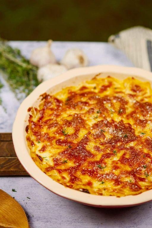 Pumpkin and Mushroom Casserole with Thyme