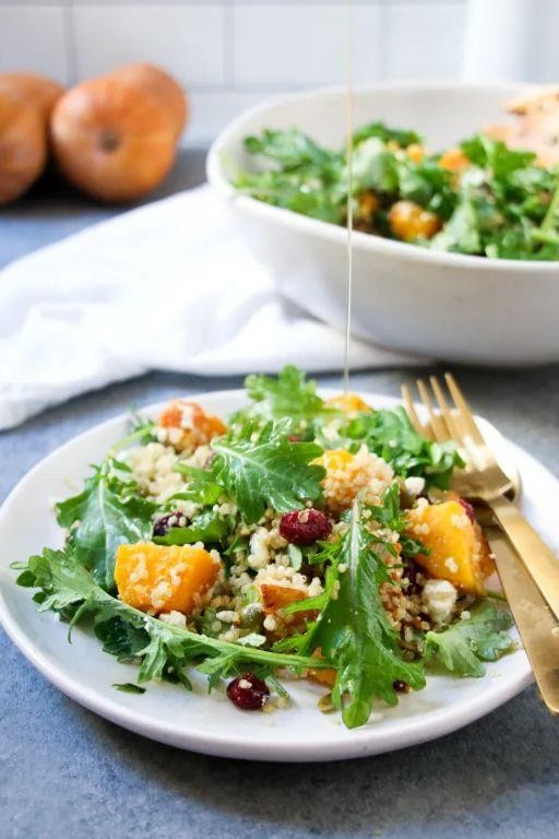 Pumpkin and Quinoa Casserole with Cranberries