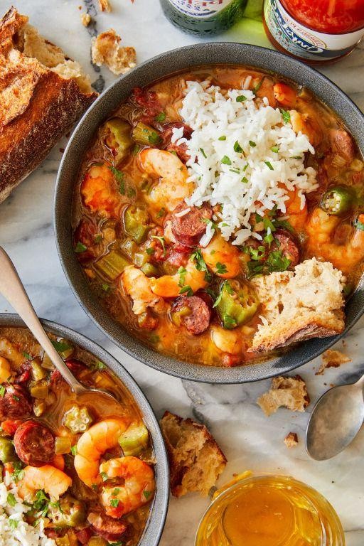 Quick Cajun Gumbo with Shrimp