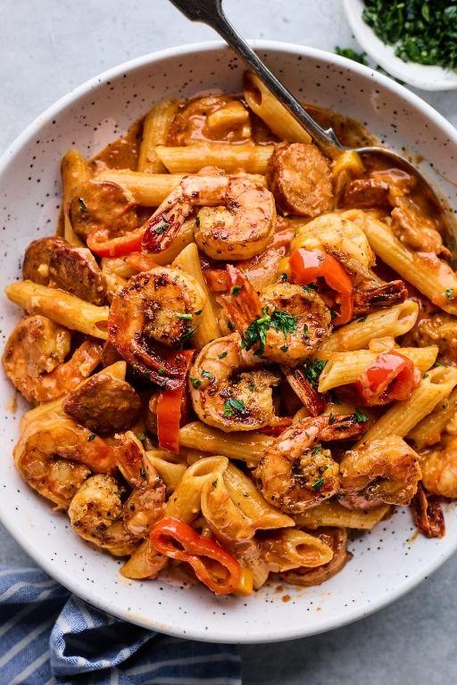 Quick Cajun Seafood Pasta