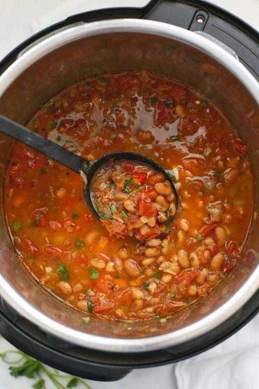 Quick Instant Pot Charro Beans