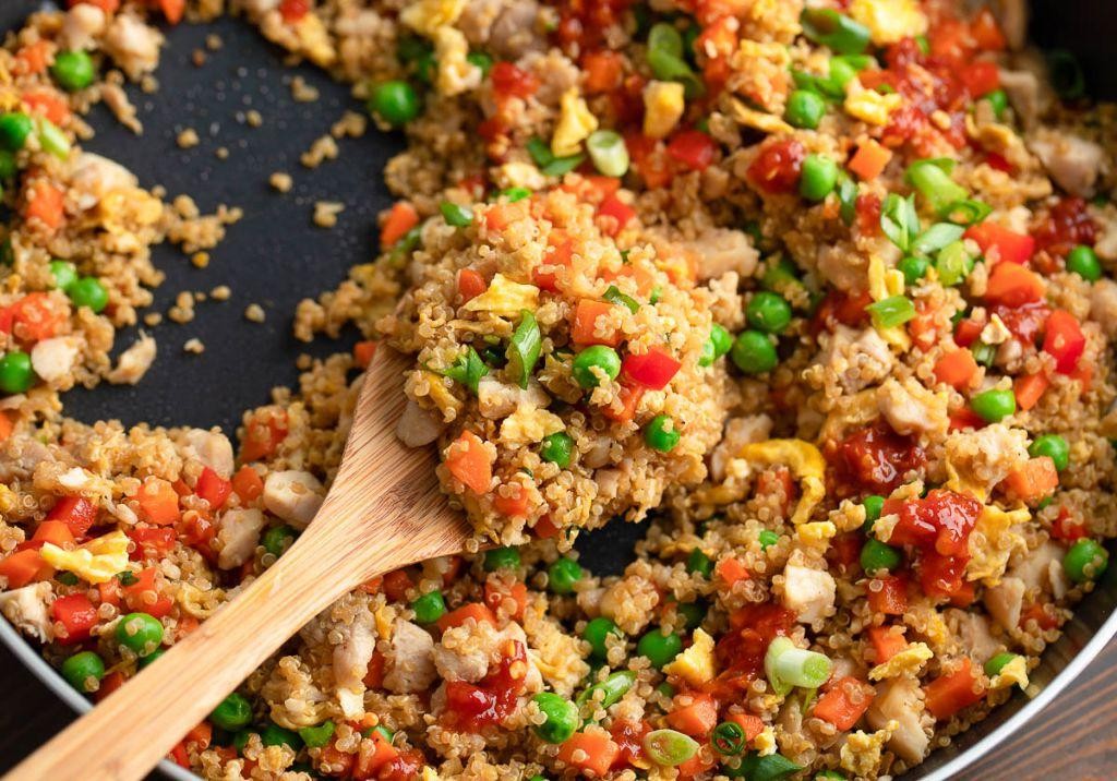 Quinoa Chicken Fried Rice