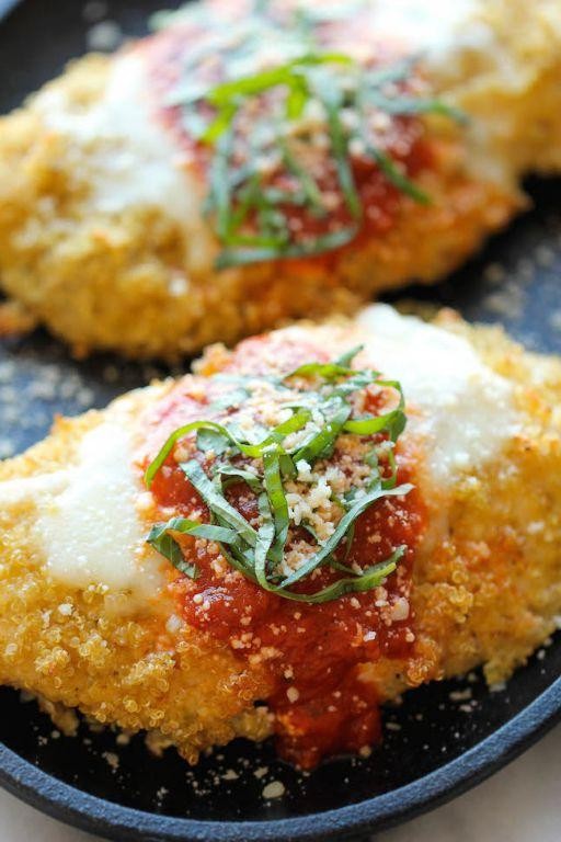 Quinoa Chicken Parmesan