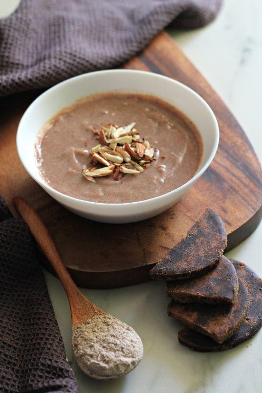 Ragi Flour Porridge with Jaggery