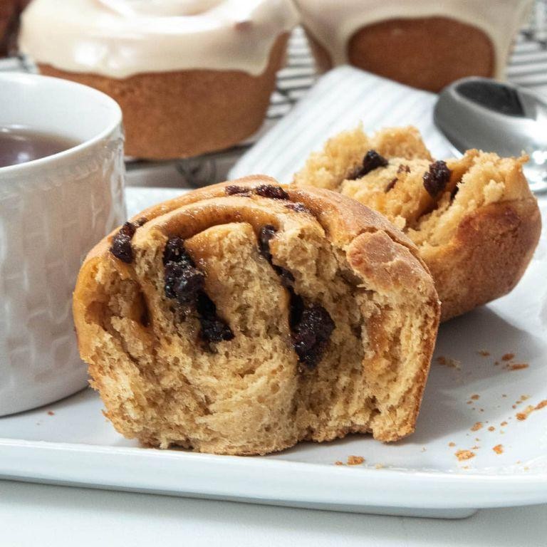 Raisin Kolache with Rum Glaze