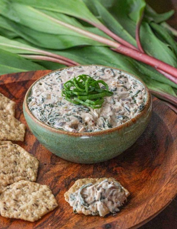 Ramp and Caramelized Onion Dip