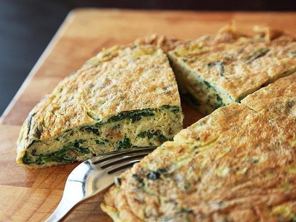 Ramp and Gruyère Frittata