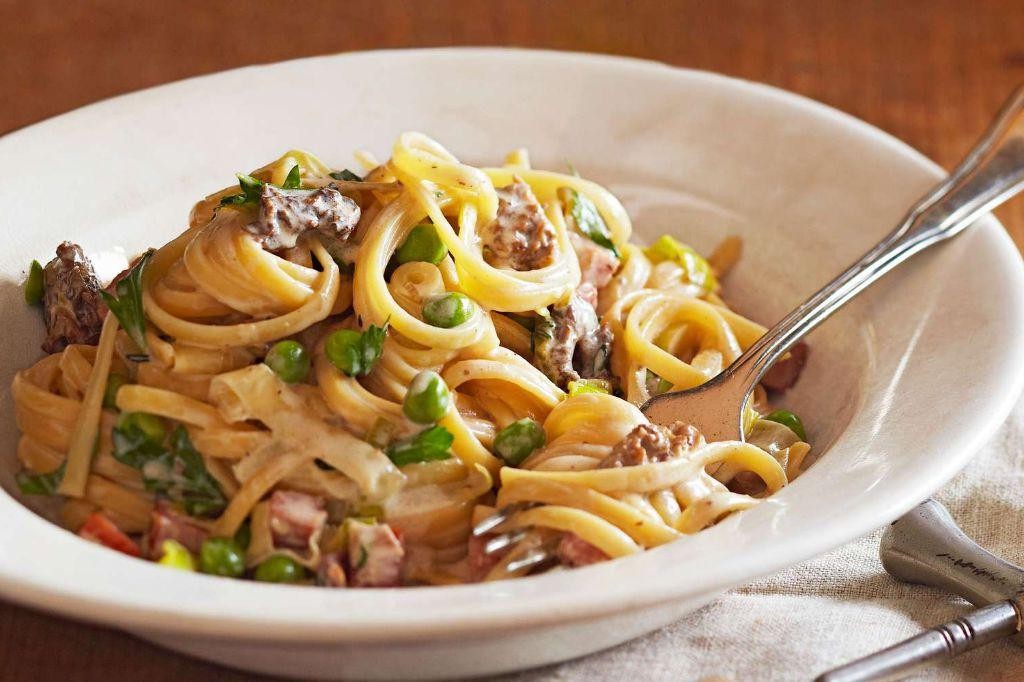 Ramp and Morel Mushroom Pasta