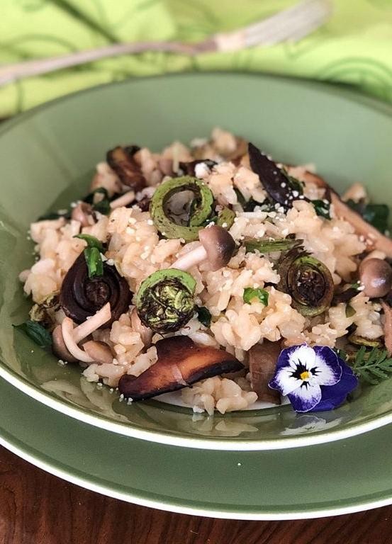 Ramp and Mushroom Risotto