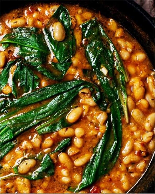 Ramp and White Bean Soup