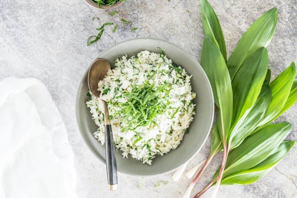 Ramp and Wild Rice Pilaf