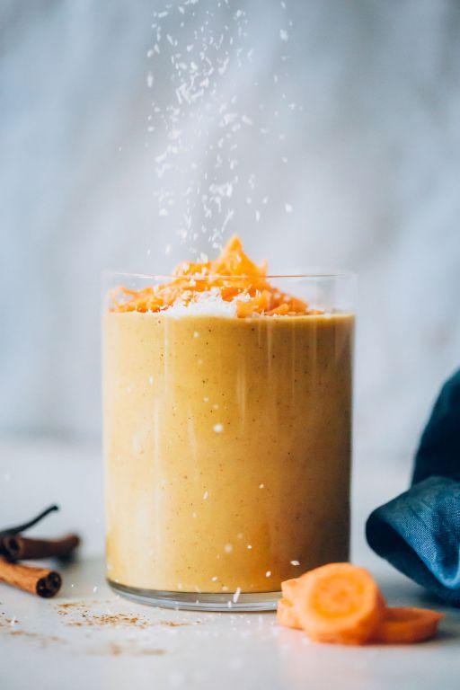 Raspberry Carrot Cake Smoothie
