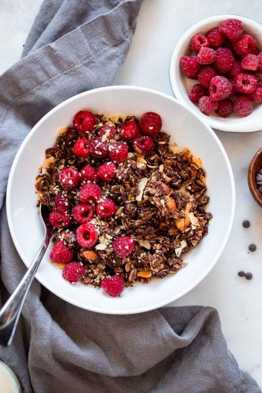Raspberry Dark Chocolate Cereal Mix