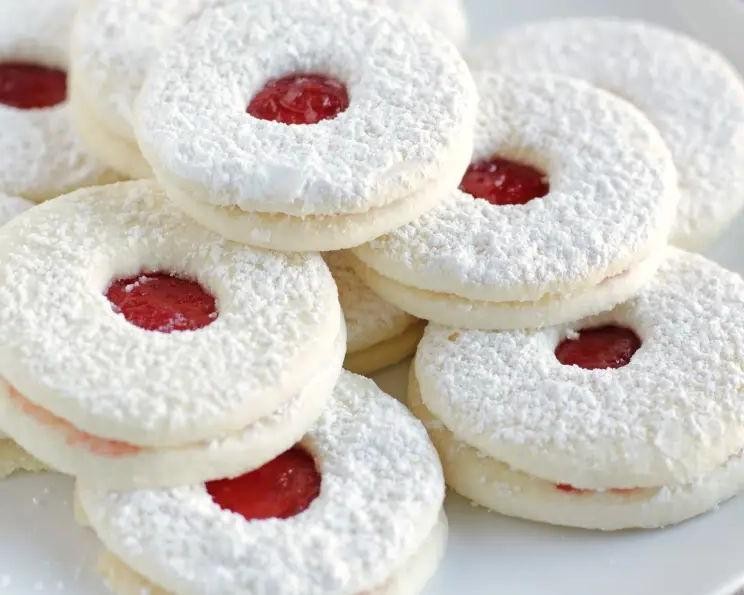Raspberry Jam Filled Gluten Free Sugar Cookies