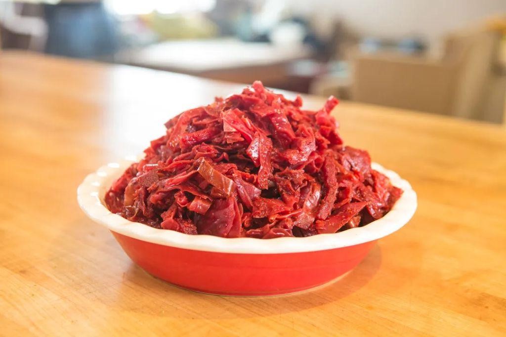 Red Cabbage Kimchi