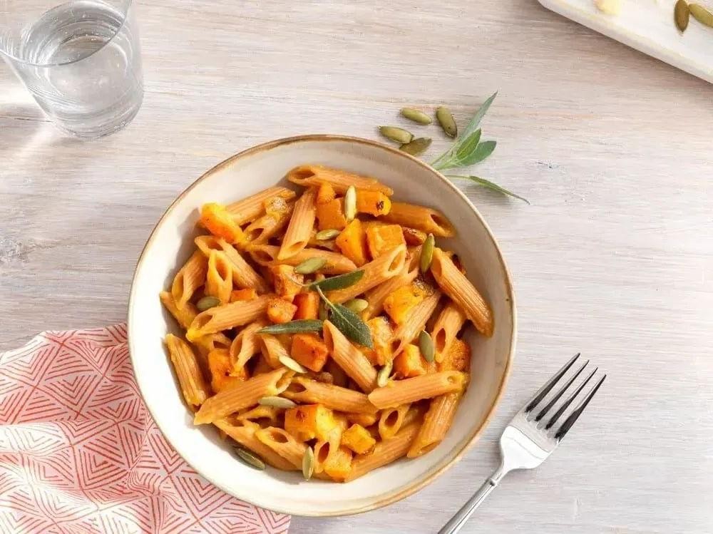 Red Lentil Pasta with Butternut Squash and Sage