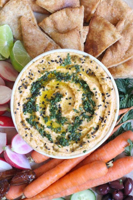 Red Lentil and Spinach Dip