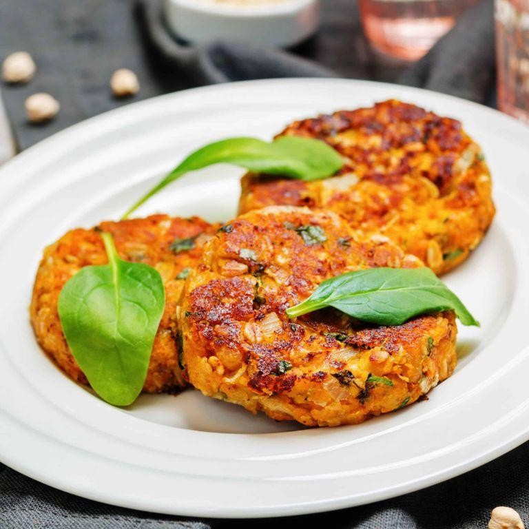 Red Lentil and Sweet Potato Patties