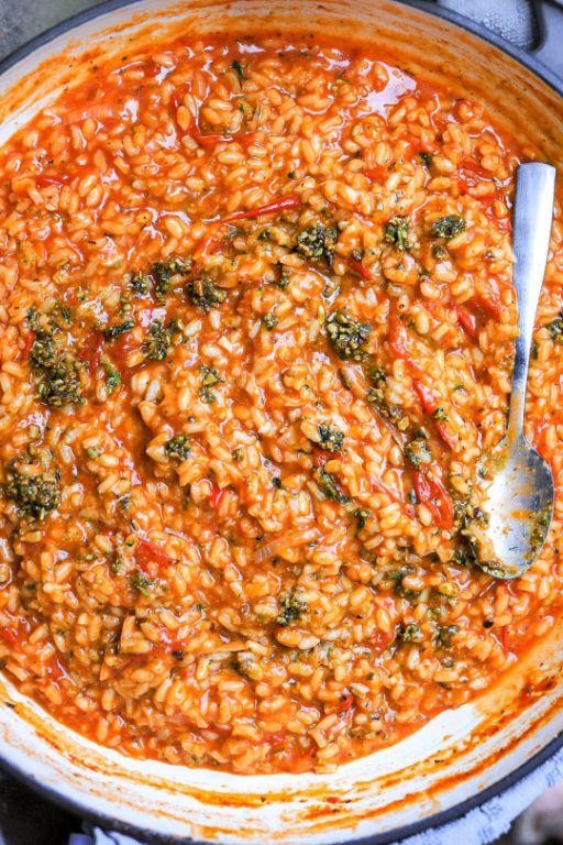 Red Lentil and Tomato Risotto