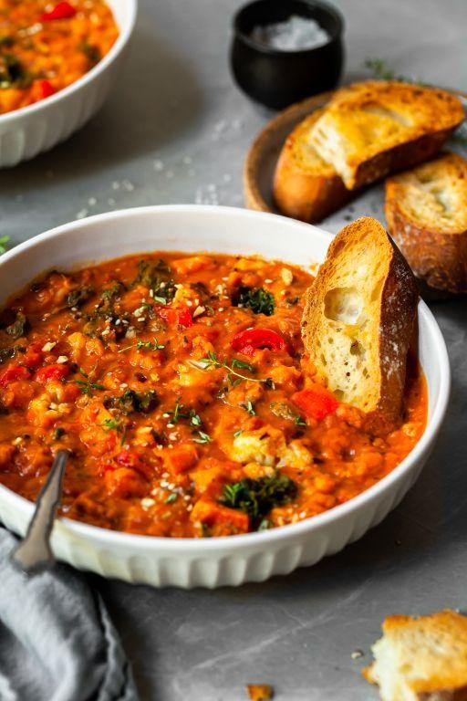 Red Lentil and Vegetable Stew