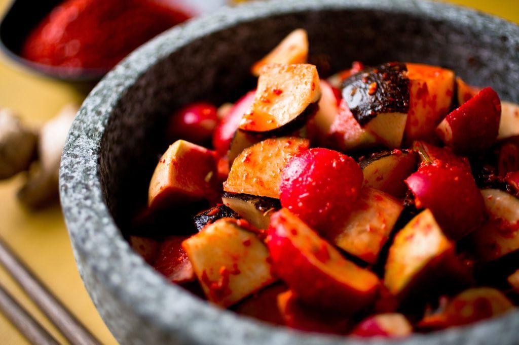 Red Radish Kimchi