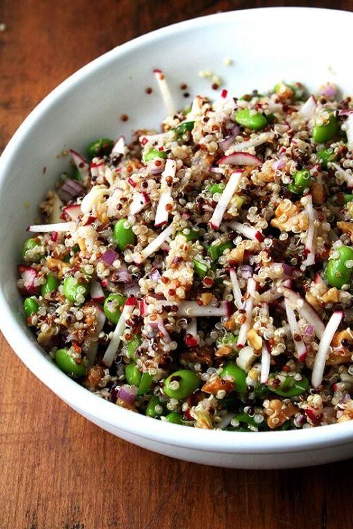 Red Radish and Lemon Quinoa Bowl