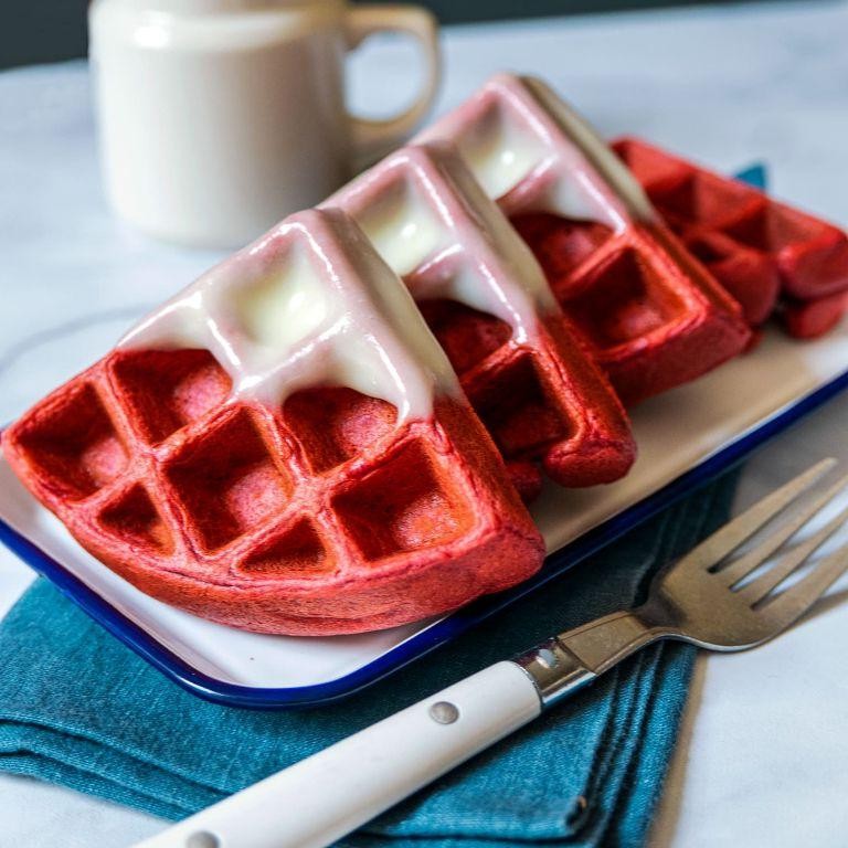 Red Velvet Waffles