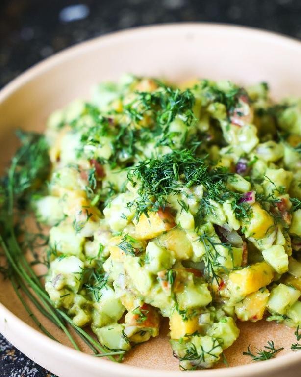 Refreshing Cucumber Avocado Salad