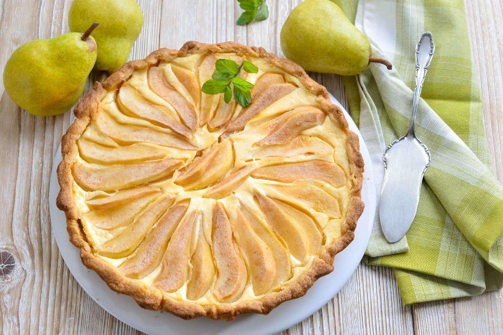 Ricotta and Pear Breakfast Tart